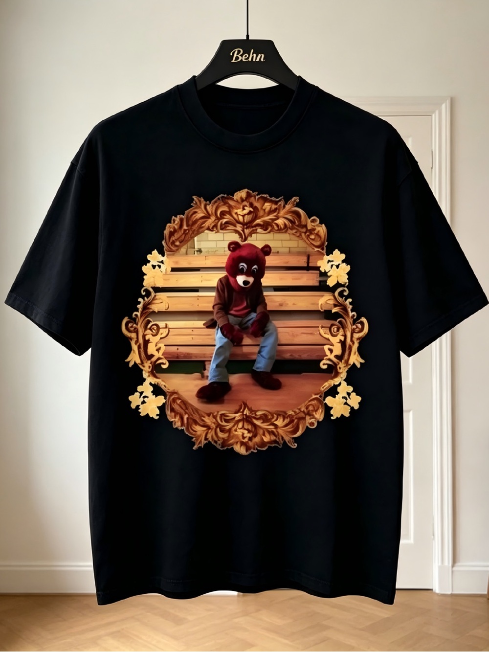 Kanye West Ye The College Dropout Bear Art Heavyweight Style T-shirt Unisex